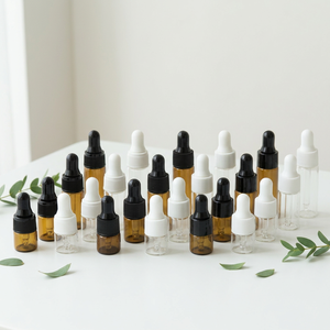 Hot Sale Empty Essential Oil Vial <b>Bottle</b> with Proof Cap Glass Essential Serum Hair Oil <b>Bottles</b> With Glass Dropper and <b>Box</b> Pack - Product Image 4