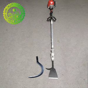 Desbrozadora de Gasolina de Eje Largo Multifunción con Cuchillas de Hoz y Raspadores, Herramienta Forestal - Product Image 4