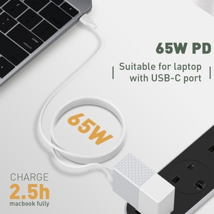 <span class=keywords><strong>สาย</strong></span><span class=keywords><strong>ชาร์จ</strong></span>เร็ว LDNIO 65W LC121-<span class=keywords><strong>C</strong></span> แบบ <span class=keywords><strong>Type</strong></span>-<span class=keywords><strong>C</strong></span> 2.1A/2.4A/3A รองรับ PD ชนิด <span class=keywords><strong>Type</strong></span>-<span class=keywords><strong>C</strong></span> to <span class=keywords><strong>Type</strong></span>-<span class=keywords><strong>C</strong></span> พร้อมสาย<span class=keywords><strong>ชาร์จ</strong></span> USB - Product Image 5