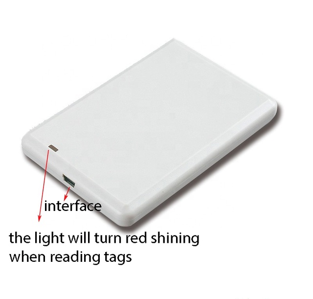 Short Range EPC GEN2 Desktop RFID UHF USB Reader With Emulate Keyboard Function