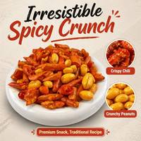 Cacahuetes Picantes en Bolsa Mini de 20g, Snack de Granos Tostados con Sabor a Chile Crujiente, Precio de Fábrica al por Mayor OEM