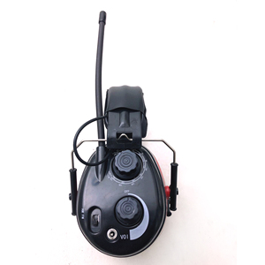 カスタマイズ可能なロゴ聴覚保護外部FMラジオ/AMマイク付き重工業保護イヤーマフ - Product Image 5