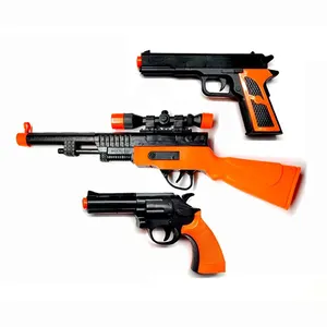 Đồ chơi súng bắn cung nhựa cho bé trai, mô hình cảnh sát, kèm đạn và mục tiêu hút chân không - Product Image 1