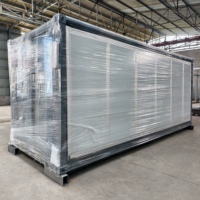 Maison préfabriquée en conteneur extensible et pliable de 40 pieds, étanche, alimentée à l'énergie solaire, écologique, résistante au feu, moderne GUOWEI GW-20E