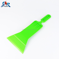 Raclette longue en PP vert pour film de fenêtre de bulldozer, outils de pose de film automobile, raclette de pose de film de voiture, vente directe usine, nouvelle arrivée