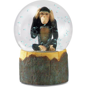 Elephant Water Globe Snow Globe decorazione animale con figurine di elefante Glitter globo di vetro con resina regali di elefante - Product Image 3