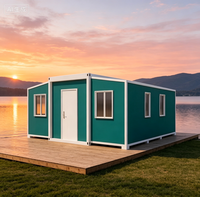 Maison Modulaire Extensible Artistique à Double Aile de 30 et 40 pieds – Studio d'Art Mobile Créatif pour Parc
