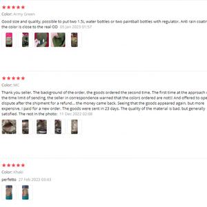 Tactical Vest Accessory with <b>Molle</b> System Combat Backpack for EDC & Hunting Water <b>Bag</b> Rucksack Vest Pouch Equipment - Product Image 6