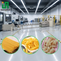 Modulaire snel verwisselbare mal voor enkelvoudige schroefextruder macaroni pasta productielijn, multi-vorm commerciële pasta productielijn