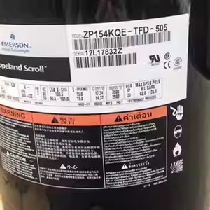 คอมเพรสเซอร์แบบสโครล Copeland รุ่น ZP154KQE TFD 505 R410A สำหรับเปลี่ยนในเครื่องปรับอากาศแบบฮีทปั๊ม - Product Image 2