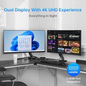 Pocket Mini Pc 12. Generation Alder Lake N100 N95 DDR5 2 * Nvme Ssd Tragbarer Computer 2500m Lan HD 2.0 4k 60Hz Wifi6 Bt 5.2 - Product Image 3