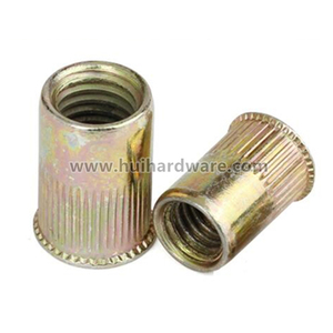 Tuerca Remachable de Acero Roscada UNC de 5/32, 1/4, 5/16, 3/8, 1/2 Pulgadas con Cabeza Plana y Recubrimiento de Zinc - Product Image 5