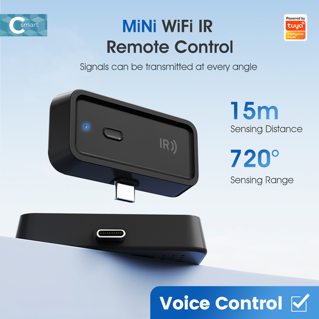 Tuya Smart IR Remote Control Universal WiFi Infrared Controller TV DVD Air Conditioner Alexa Google Home