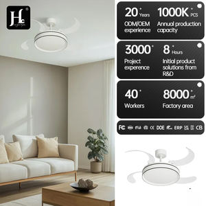 Lámpara de Techo con Ventilador de Frecuencia Variable para Sala de Estar y Comedor, Integrada e Invisible, con Motor DC - Product Image 5