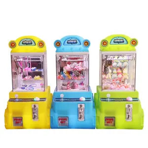 New Mini Small Coin Operated Toy Doll Claw Crane Machine for Snack Bag Decoration Prizes Catching Sale