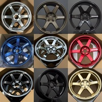 Rines de Aleación de Seis Radios de Grado Aeroespacial de 17-18 Pulgadas 5x114.3 (5x4.5) para Honda Civic, Accord, Toyota Camry