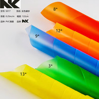 S017 Einfarbige PVC-Kunststoff folie 0,25mm aufblasbare PVC-Folie für Schreibwaren aufblasbarer Pool aufblasbarer Schwimm ring