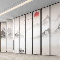 Cloison pliante manuelle en MDF, porte coulissante, écran de séparation moderne pour hôtel, hôpital, école, salle de classe, acoustique