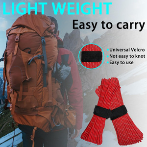 Cordón reflectante de paracord de 100 pies, 7 hebras de nailon 550, cordones de paracaídas de 4 mm de grosor, camuflaje, para tienda de campaña, <span class=keywords><strong>camping</strong></span>, senderismo, todas las estaciones - Product Image 5