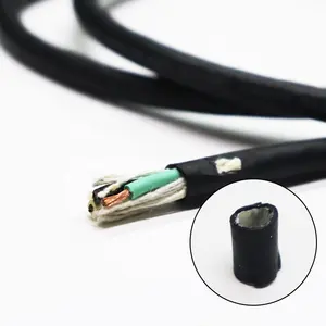Flexible 1.5mm2 2.5mm2 25mm2 cable de alimentación con ojal de goma