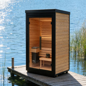 منزل ساونا كامل يشمل غرفة ساونا خشبية وساونا بالأشعة تحت الحمراء ومعدات بخار الساونا من الصين، ساونا للاستخدام الخارجي - Product Image 1