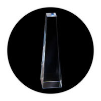 Tige de guidage lumineuse carrée K9 sur mesure à haute transmission pour l'homogénéisation du faisceau des projecteurs LED à tête mobile