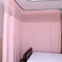 Tricoté anti-bactérien médical clinique rideau de séparation d'hôpital