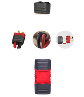 Kit de connecteurs à broches mâles et femelles AM-1015E-Male AM-1015E-Female rouge et noir pour câbles en silicone de 12, 14 et 16 AWG