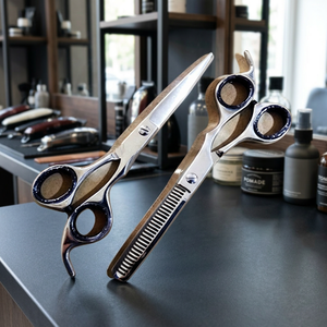 ASAP Professional 6-inch 60 NHC Stainless Steel <b>Long</b> <b>Handle</b> Hair Cutting Scissors Eco-Friendly High Quality Beauty Salon <b>Shears</b> - Product Image 6