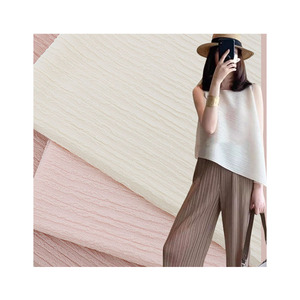 Tela de Burbujas <span class=keywords><strong>Liverpool</strong></span> Teñida de 230 g/m², Tejido de Punto Crepé, 95% Poliéster, 5% Elastano, para Prendas de Vestir - Product Image 1