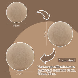 Zhensheng alta calidad decorativo sentado ejercicio imitación Cachemira Yoga bola cubierta para vendedores de gama media y alta - Product Image 4