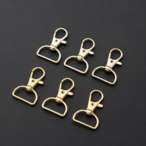 Draaibare zinken legering karabijnhaak met <span class=keywords><strong>D</strong></span>-ringen, waterdichte veiligheidshaken, sleutelhangerclip voor kleine tassen - Product Image 5