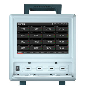 콜드 캐비닛 온도 K 형 종이없는 레코더 대학 테스트 실험실 온도 분석기 Modbus RJ45 온도 로거 - Product Image 1