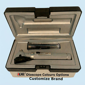 Set de Otoscopio de Fibra Óptica Gris para Uso Médico Avanzado, Manual, con Certificación CE e ISO13485, Garantía de 3 Años, para Cirugía General - Product Image 1