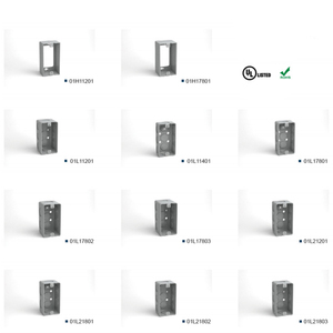 4 "x2" X2-1/8 "ul được phê duyệt tiện dụng hộp thép mở rộng rút ra kim loại Hộp nối với ống dẫn ko's - Product Image 6