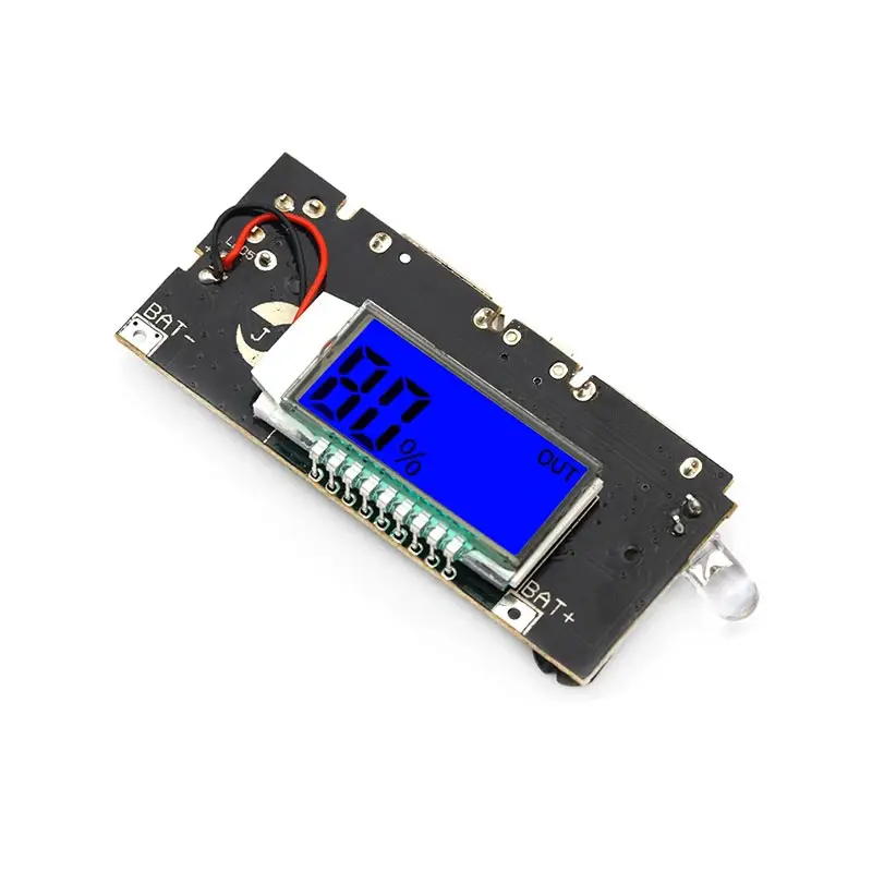 Dual USB 18650 Battery Charger PCB Power Module 5V 1A 2.1A Mobile Power Bank Accessories for Phone DIY LED LCD Module Board