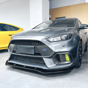 Carbon Fiber Look Front Bumper Lip Splitter Spoiler <b>Diffuser</b> Guard Body Kit for Ford Focus RS MK3 2015-2018 <b>Car</b> Styling - Product Image 6