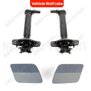 Juego de boquillas de lavado de faros delanteros para Seat Ibiza FR 2013-2017, boquillas de inyección mecánicas ABS - Product Image 5