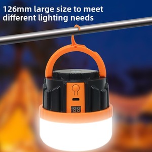 Nueva Lámpara <span class=keywords><strong>de</strong></span> Camping LED Recargable, Portátil, <span class=keywords><strong>de</strong></span> <span class=keywords><strong>Larga</strong></span> <span class=keywords><strong>Duración</strong></span>, Fabricada en ABS, con Bombilla Telescópica, para Emergencias al Aire Libre - Product Image 1