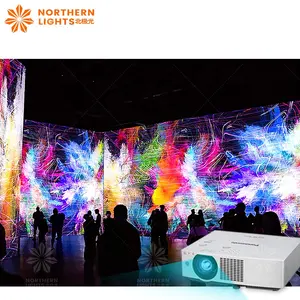 Advertising Display 3D Holographic Projection Best Interactive Projector wall Games for indoor park