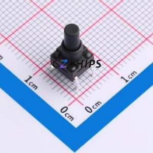 GT-TC116B-H120-L1 Tactile Switch Through hole Component (THT) Switch Single Pole Single Throw Round Button 2.5N Through Hole - Product Image 1