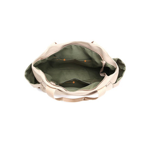 <span class=keywords><strong>Borsa</strong></span> Tote 2025 in tela personalizzata con cerniera grande <span class=keywords><strong>borsa</strong></span> a <span class=keywords><strong>tracolla</strong></span> in tela di cotone con <span class=keywords><strong>scomparti</strong></span> per viaggi di lavoro - Product Image 5