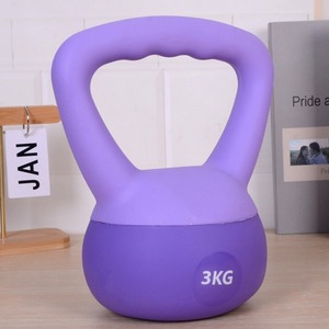 Vente en gros usine – Kettlebells souples en PVC et sable, écologiques, couleur personnalisable, pour fitness et musculation, remplissables, 2,5-10 kg - Product Image 5