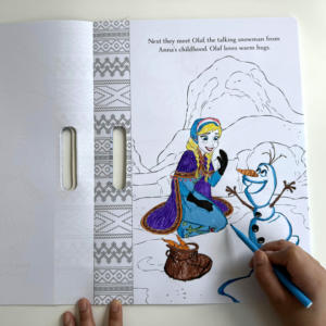 A3 tampone da colorare gigante, libro da colorare per bambini di grandi dimensioni, tampone da colorare Pixar congelato - Product Image 5