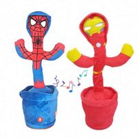 Jouet Danseur Cactus pour Fille, Figurine en Peluche Personnalisée, Animal en Peluche Chantant et Dansant (Canard, Chameau) pour Enfants