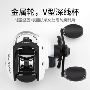 Carrete de Pesca Guangwei con Relación de Engranajes 6.1:1, Intercambiable para Mano Izquierda o Derecha - Product Image 5