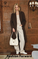 Nouvelles Sacs à Main en PU de Marque Acacia, Style Européen, 10 Pouces, pour Filles, Sacs à Bandoulière de Style Célèbre, Sacs à Main Imperméables de Créateur pour Jeunes Femmes