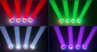 Lampu putar tak terbatas LED 4x40W cincin Halo Rgbw Quad Bar bergerak kepala sorot DMX RDM untuk KTV klub disko DJ acara pesta pernikahan