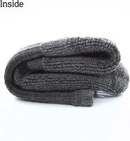 Chaussettes en laine mérinos tricotées avec logo personnalisé, chaudes, pour la randonnée, le ski, les bottes d'hiver, vente en gros OEM