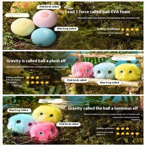 Magical Glowing Gravity Barking Ball Katze Selbst vergnügen Relief Cat Stick Mint Ball Sounding Cat <span class=keywords><strong>Toy</strong></span> - Product Image 2